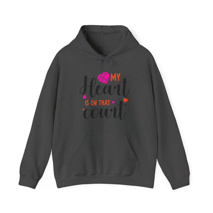 "MyHeart Is on that Court" Hooded Sweatshirt